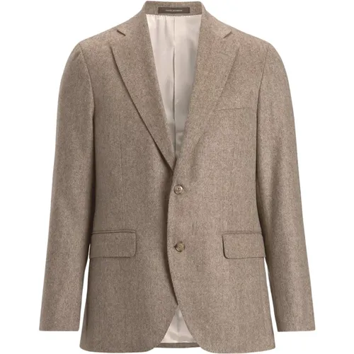 Herringbone Blazer Dresser Blazer - Oscar Jacobson - Modalova