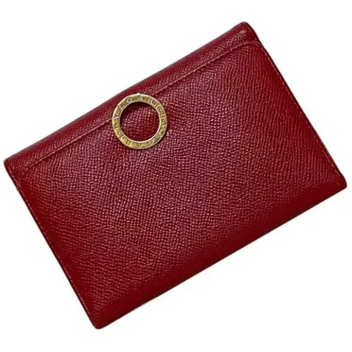 Pre-owned Leather wallets , female, Sizes: ONE SIZE - Bvlgari Vintage - Modalova