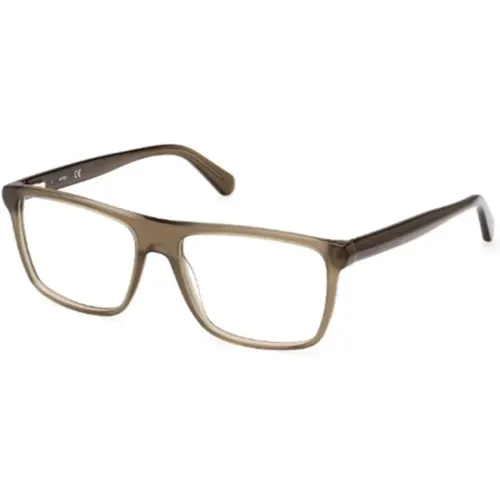 Rectangular Glasses for Men , male, Sizes: 54 MM - Guess - Modalova