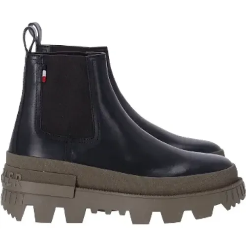 Pre-owned Leder boots , Damen, Größe: 41 1/2 EU - Moncler Pre-owned - Modalova