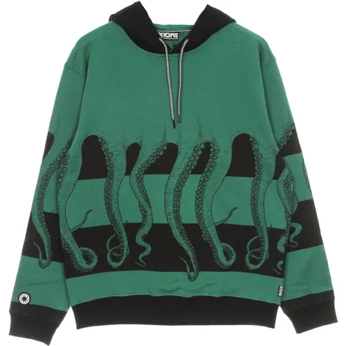 Leichter Kapuzenpullover mit Oktopus-Logo , Herren, Größe: XL - Octopus - Modalova