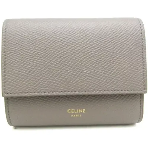 Pre-owned Leather wallets , female, Sizes: ONE SIZE - Celine Vintage - Modalova