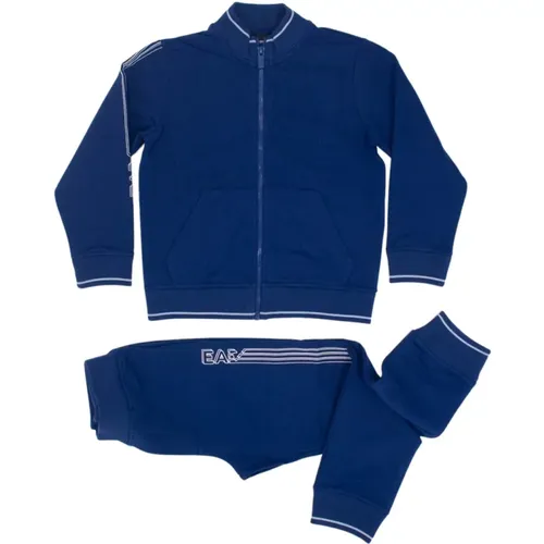 Sportset mit vollem Reißverschluss -Sweatshirt und Jogginghosen - Armani - Modalova