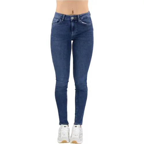 Blaue Skinny Fit Jeans , Damen, Größe: W27 - Liu Jo - Modalova