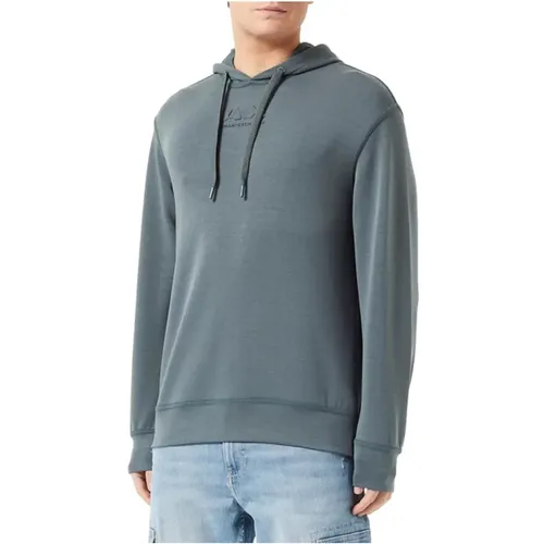 Hoodie Sweatshirt , male, Sizes: M, L - Armani Exchange - Modalova