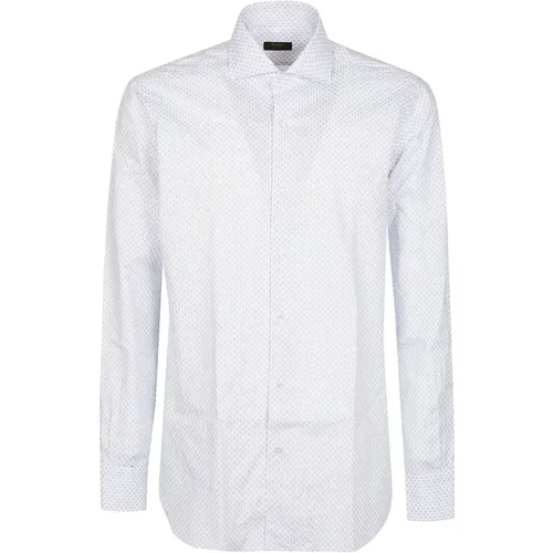 Blue Neck Shirt , male, Sizes: 2XL, 3XL - Barba Napoli - Modalova