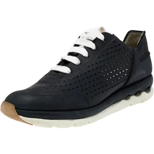 Pre-owned Leather sneakers , female, Sizes: 5 UK - Salvatore Ferragamo Pre-owned - Modalova