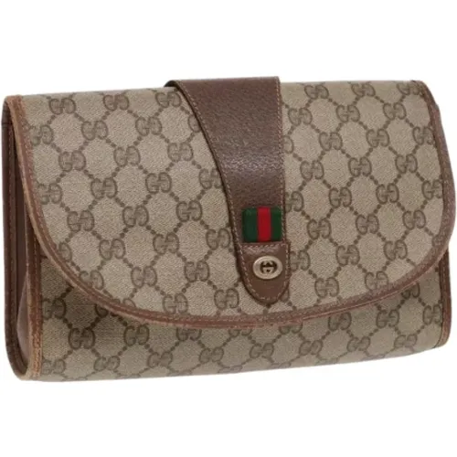 Pre-owned Leder clutches - Gucci Vintage - Modalova