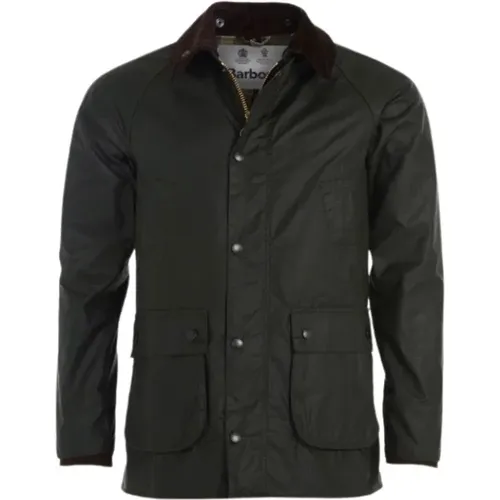 SL Bedale Waxed Cotton Jacket Sage , male, Sizes: XS, 2XL, L - Barbour - Modalova