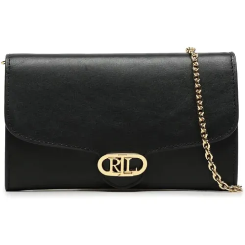 Schwarze Taschen Kollektion , Damen, Größe: ONE Size - Ralph Lauren - Modalova