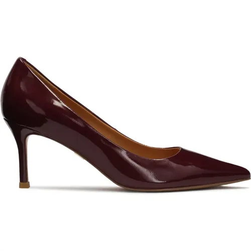 Maroon lackierte Pumps , Damen, Größe: 36 EU - Kazar - Modalova