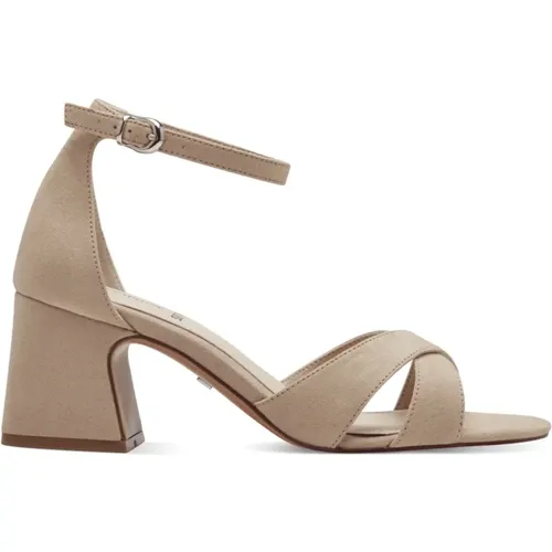 Elegant Taupe Flat Sandals , female, Sizes: 7 UK, 5 UK, 4 UK, 6 UK - s.Oliver - Modalova