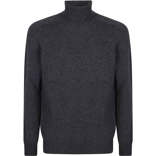 Graue Pullover für Männer , Herren, Größe: XL - Roberto Collina - Modalova