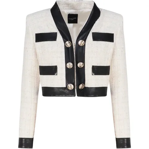 Cotton Blend Tailored Jacket , female, Sizes: 2XL, XL, L - Guess - Modalova