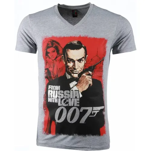 James Bond Aus Russland 007 - Herren T-Shirt - 54001G - Local Fanatic - Modalova