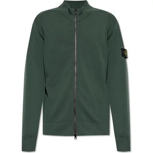 Cardigan mit Logo , Herren, Größe: 2XL - Stone Island - Modalova