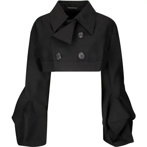 Double F Short Jacket , female, Sizes: M - Yohji Yamamoto - Modalova