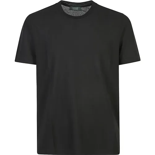 T-shirts and Polos , male, Sizes: M, 2XL - Zanone - Modalova