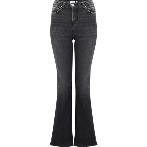 Graue Denim Jeans , Damen, Größe: W28 - pinko - Modalova