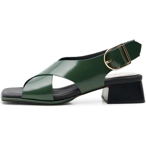 Colette Leather Sandal - Algae , female, Sizes: 3 UK, 4 UK, 5 UK - Shoe the Bear - Modalova