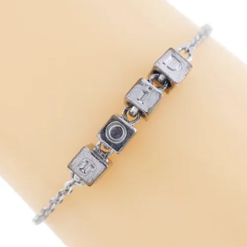 Pre-owned Silver bracelets , female, Sizes: ONE SIZE - Dior Vintage - Modalova