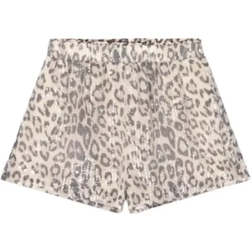 Tier Pailletten Shorts , Damen, Größe: XS - Alix The Label - Modalova