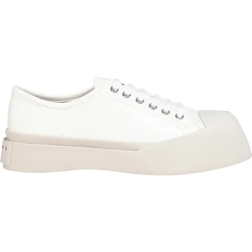 Nappa leather pablo lace-up sneaker , female, Sizes: 8 UK, 4 UK, 7 UK, 3 UK, 5 UK, 2 UK, 6 UK - Marni - Modalova