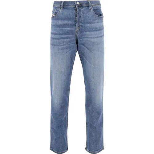 Stretch-Baumwoll-Denim-Jeans Regular Fit , Herren, Größe: W29 - Diesel - Modalova