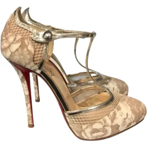 Pre-owned Canvas heels - Christian Louboutin Pre-owned - Modalova