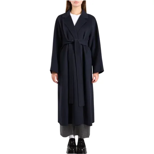 Wool Agata Coat with Shawl Collar , female, Sizes: S, M, 2XS, XS - Max Mara - Modalova