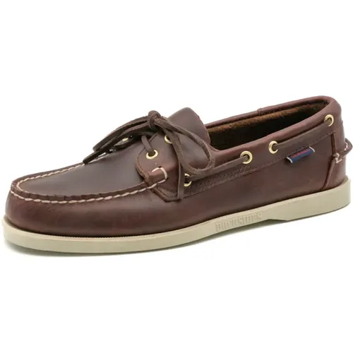 Braun Burgund Herrenschuhe Ss24 , Herren, Größe: 42 EU - Sebago - Modalova