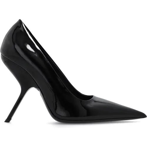 Lackleder Stiletto-Pumps , Damen, Größe: 35 1/2 EU - Salvatore Ferragamo - Modalova