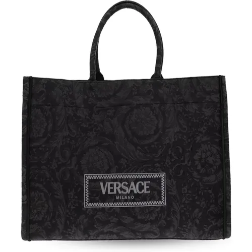 Athena Large shopper bag , unisex, Sizes: ONE SIZE - Versace - Modalova