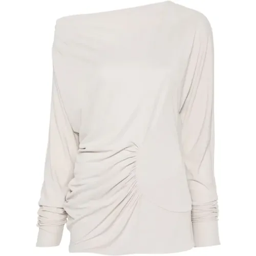 The Ciro ruched top , female, Sizes: M, S, XS - Khaite - Modalova