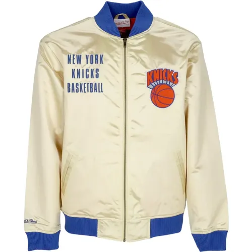 New York Knicks Vintage Logo Bomberjacke - Mitchell & Ness - Modalova