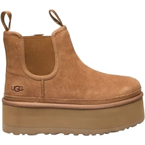 Suede Platform Chelsea Shoes , female, Sizes: 3 UK, 7 UK, 5 UK, 4 UK, 8 UK - Ugg - Modalova