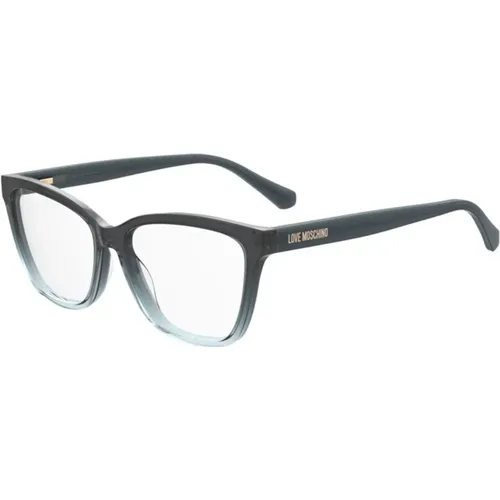 Shaded Eyewear Frames , male, Sizes: 55 MM - Love Moschino - Modalova