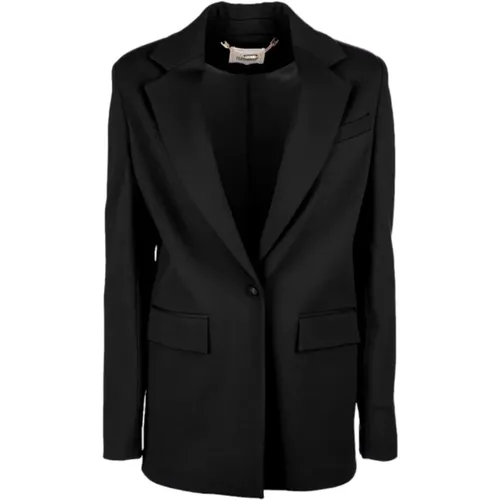 Women's Synthetic Jacket, Style Fr24Sj3010W66901 , female, Sizes: L, M, S - Fracomina - Modalova