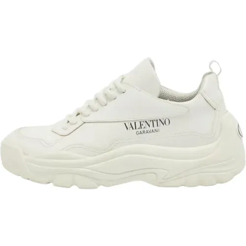 Pre-owned Leather sneakers , female, Sizes: 5 UK - Valentino Vintage - Modalova