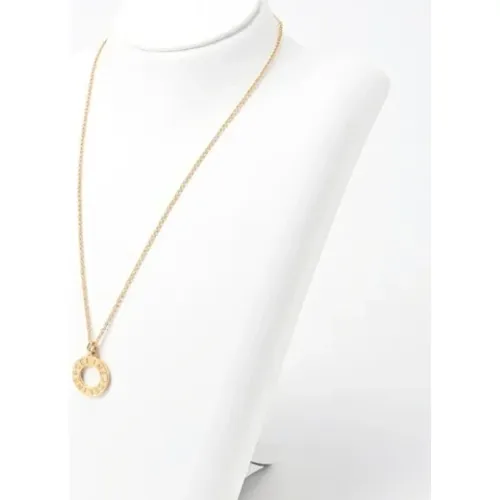 Pre-owned Gold necklaces , female, Sizes: ONE SIZE - Celine Vintage - Modalova