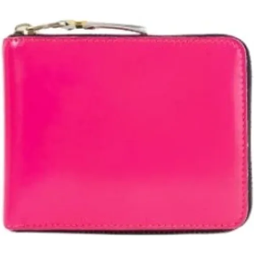 Patent Wallet with Multicolored Interior , female, Sizes: ONE SIZE - Comme des Garçons - Modalova