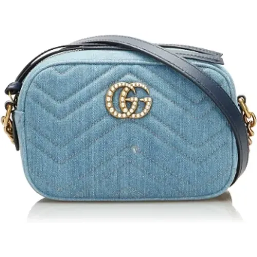 Pre-owned Denim crossbody-bags , female, Sizes: ONE SIZE - Gucci Vintage - Modalova