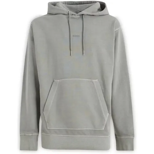 Kapuzenpullover mit Logo-Details , Herren, Größe: 2XL - Hugo Boss - Modalova