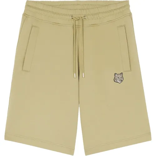 Bermuda Shorts aus Baumwolle für Herren , Herren, Größe: L - Maison Kitsuné - Modalova