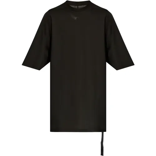 Oversized Cotton Tee , male, Sizes: S, XS, M - Rick Owens - Modalova