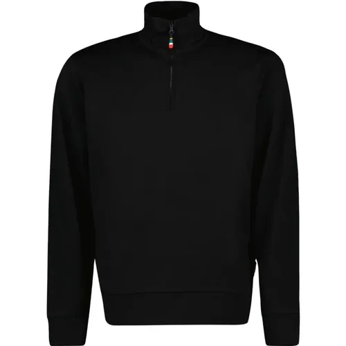 Wool Zip Funnel Neck Sweater , male, Sizes: L, S, M, XL - Orlebar Brown - Modalova