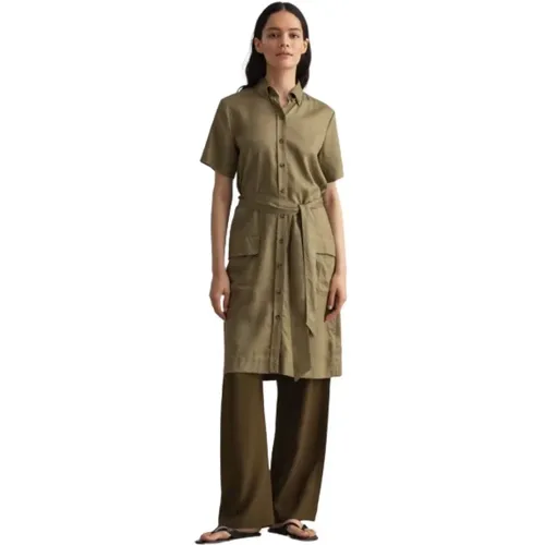 Safari Spirit Dress , female, Sizes: S, L, XS, M - Gant - Modalova