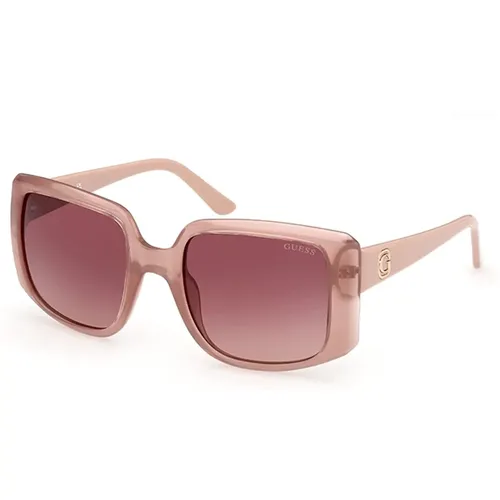 Stilvolle Sonnenbrille Braun Verlaufslinse , Damen, Größe: 53 MM - Guess - Modalova