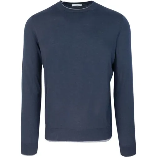 Crew Neck Sweater , male, Sizes: L, 2XL, S, M, XL - Paolo Pecora - Modalova