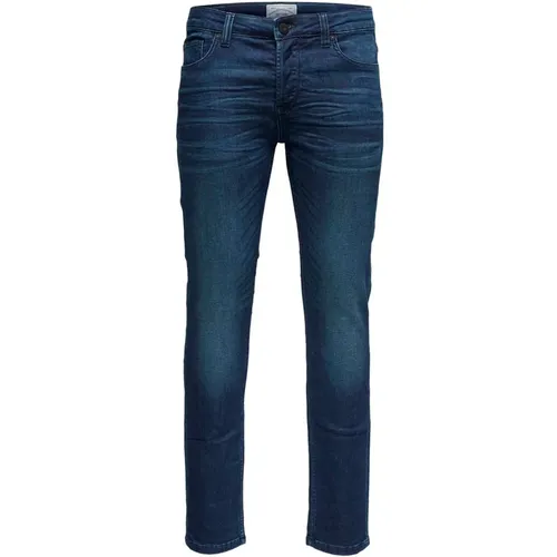 Slim-fit Jeans , Herren, Größe: W28 L30 - Only & Sons - Modalova